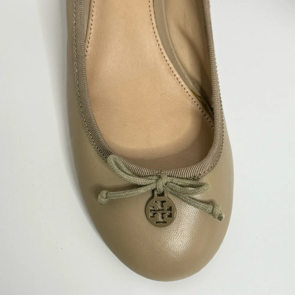 Tory Burch Leather Wedge Ballet Flats – Size 7M